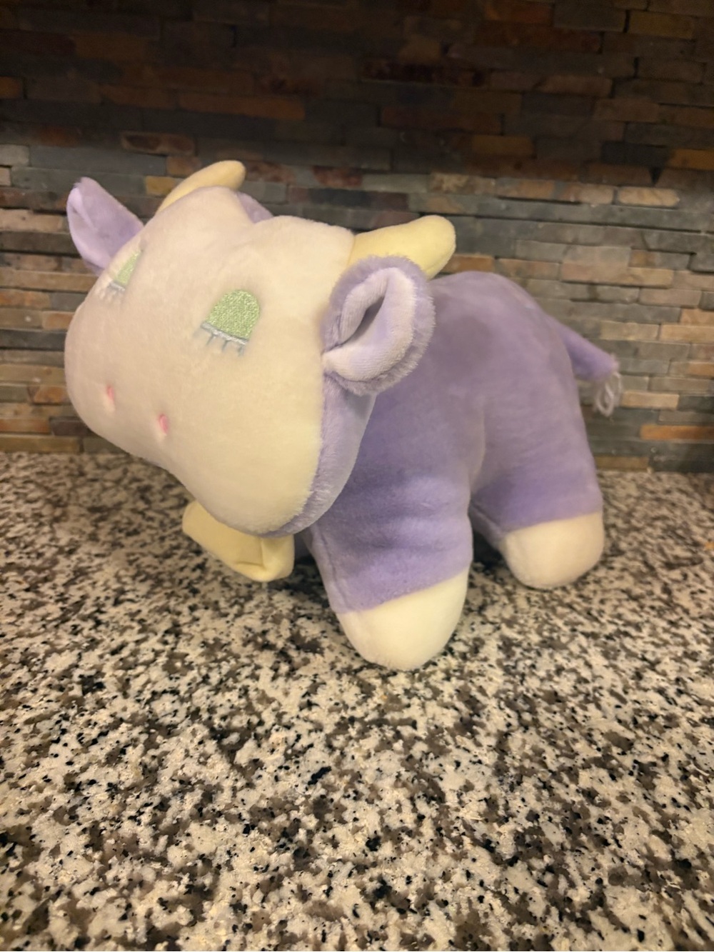 envy Lavender & Cream Plush Cow Stuffed Animal